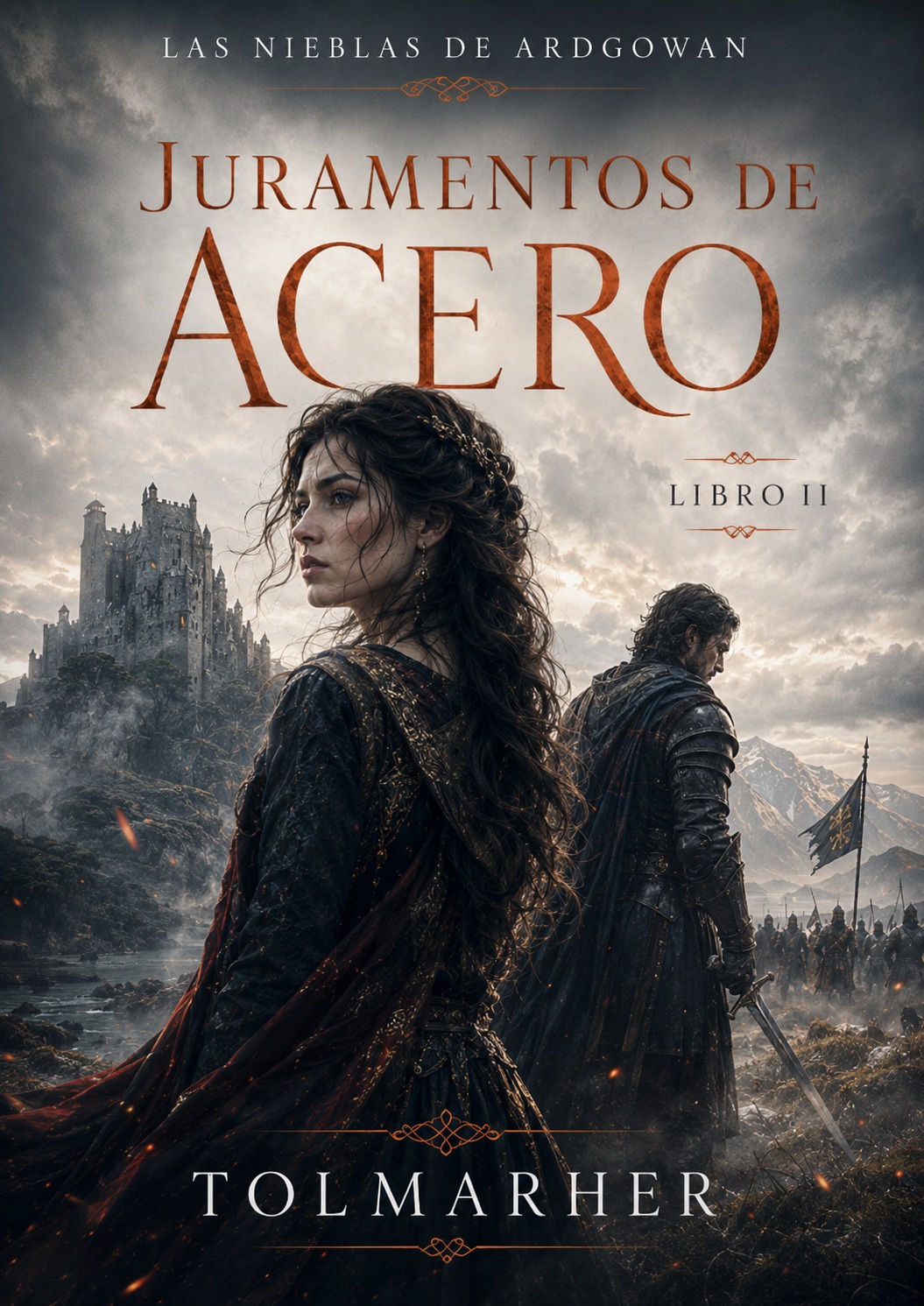 Portada de Juramentos de Acero (Las Nieblas de Ardgowan nº 2)