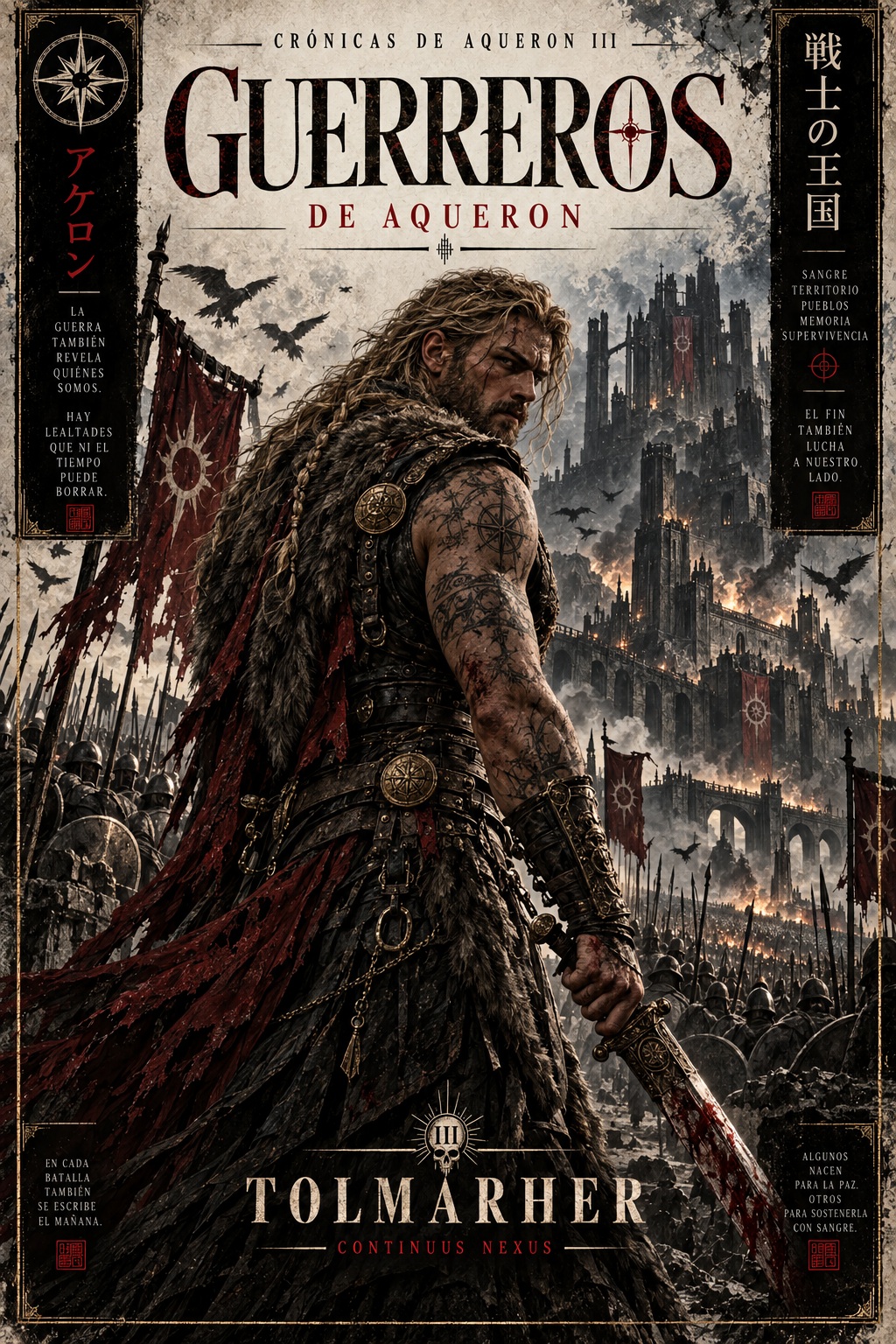 Portada de Guerreros de Aqueron (Crónicas de Aqueron nº 3)