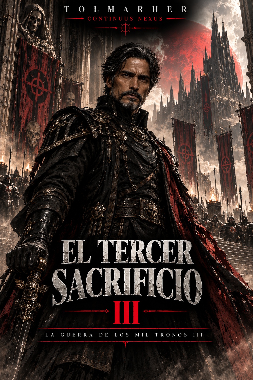 Portada de El Tercer Sacrificio (La Guerra de los Mil Tronos nº 3)